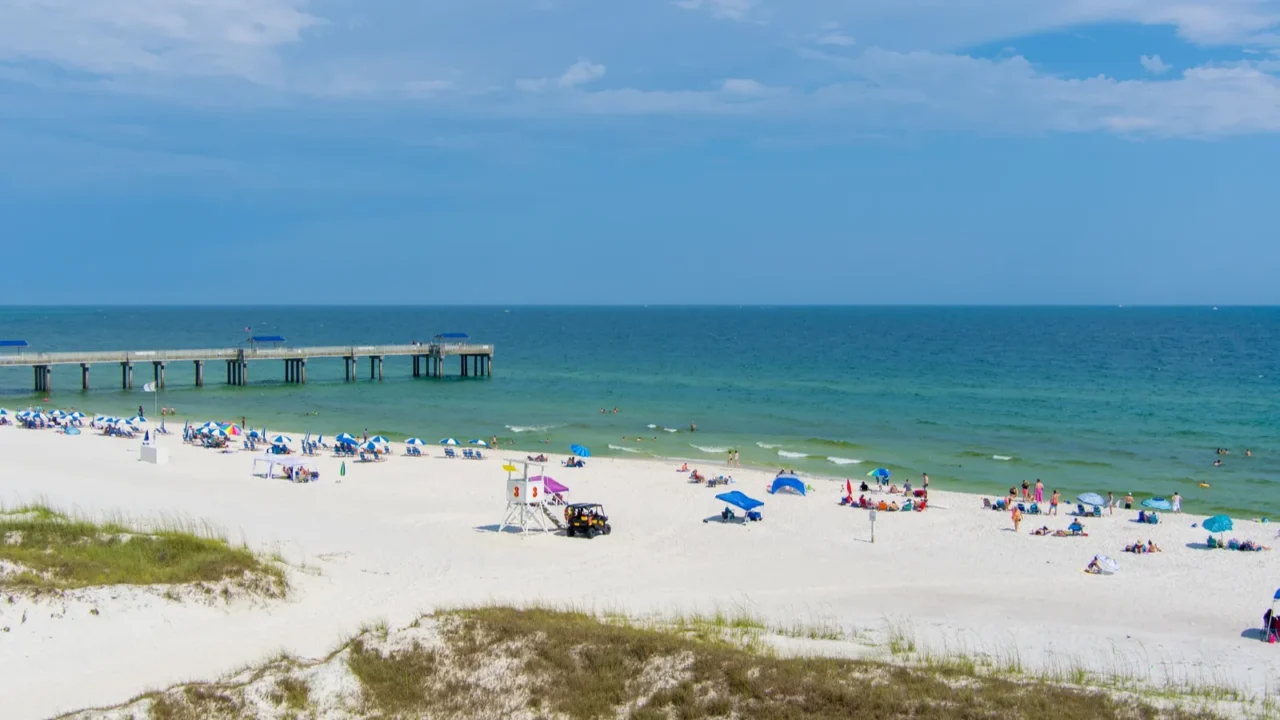 cotton bayou public beach in orange beach alabama