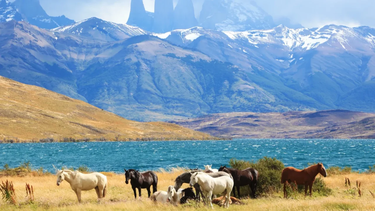 fabulous lake in mountains