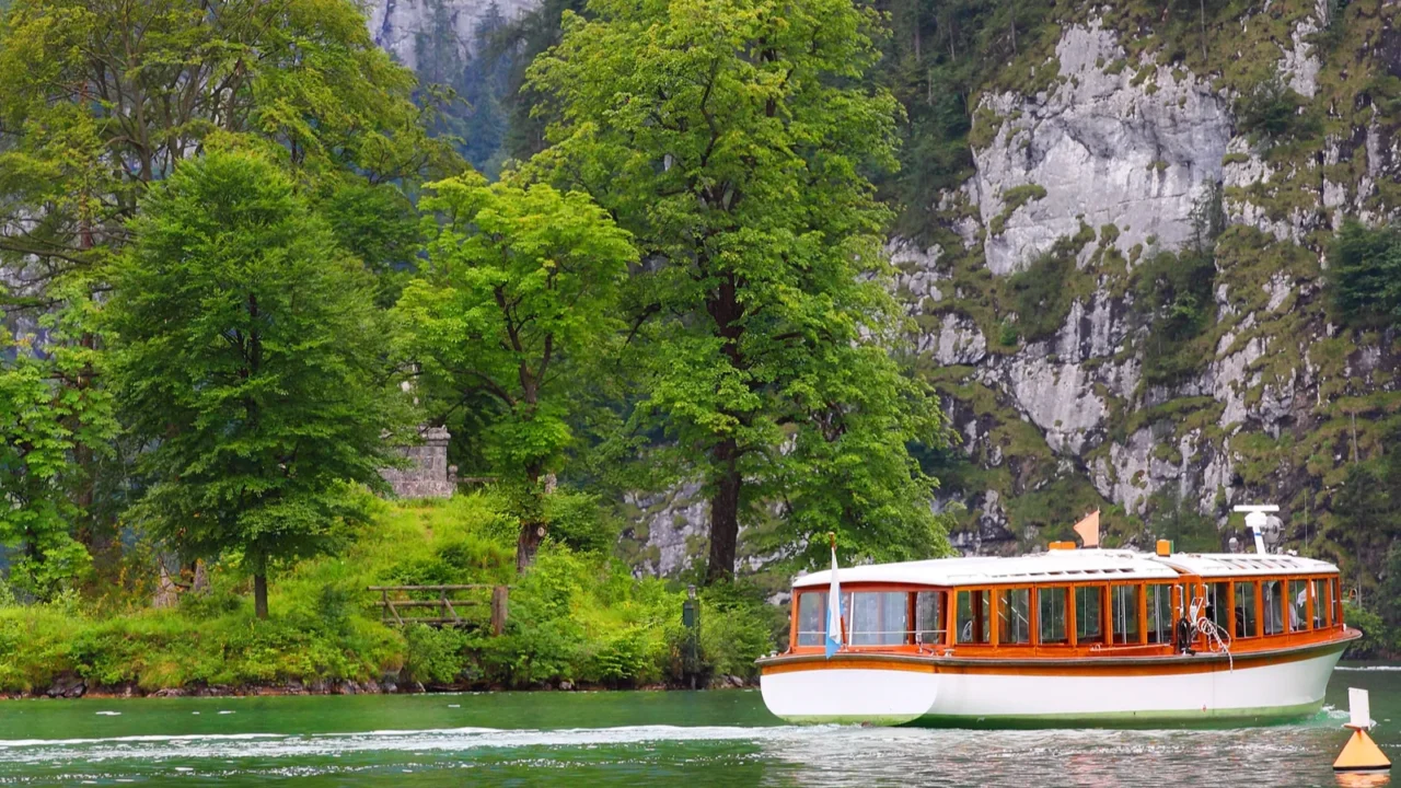 ferry boat on the konigssee