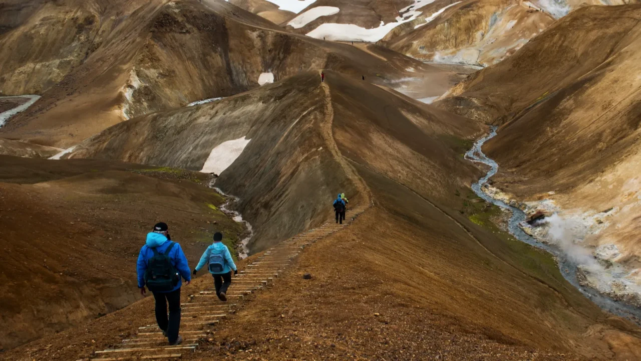 geothermal area kerlingarfjoll on iceland