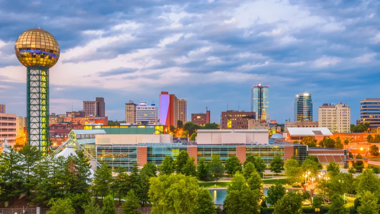 knoxville tennessee usa skyline