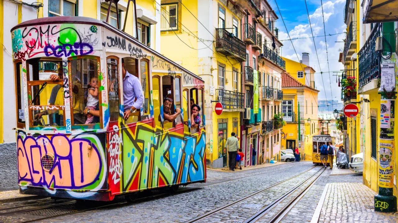 lisbon portugal tram