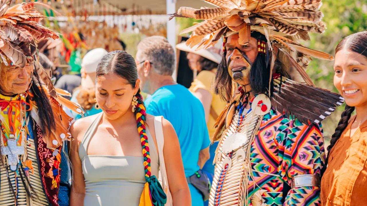 malibu california usa  april 9 2022 powwow native