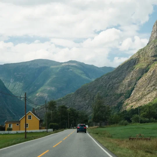 Mountain roads considered more scenic than the destination