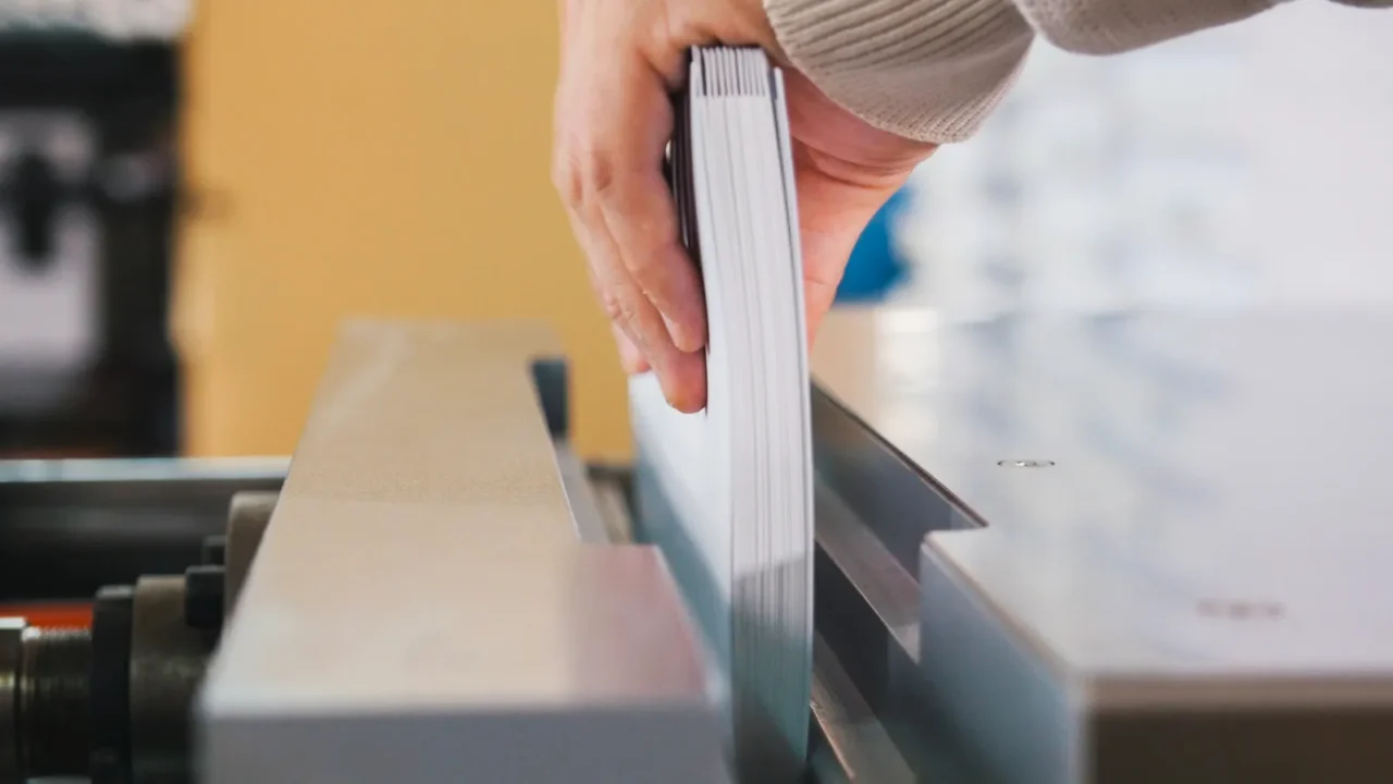 polygraphic process in a modern printing house work of