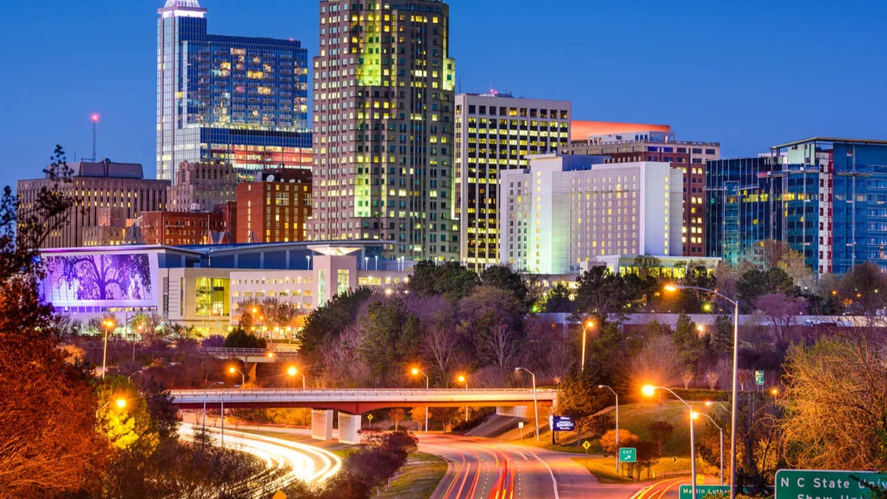 raleigh north carolina skyline