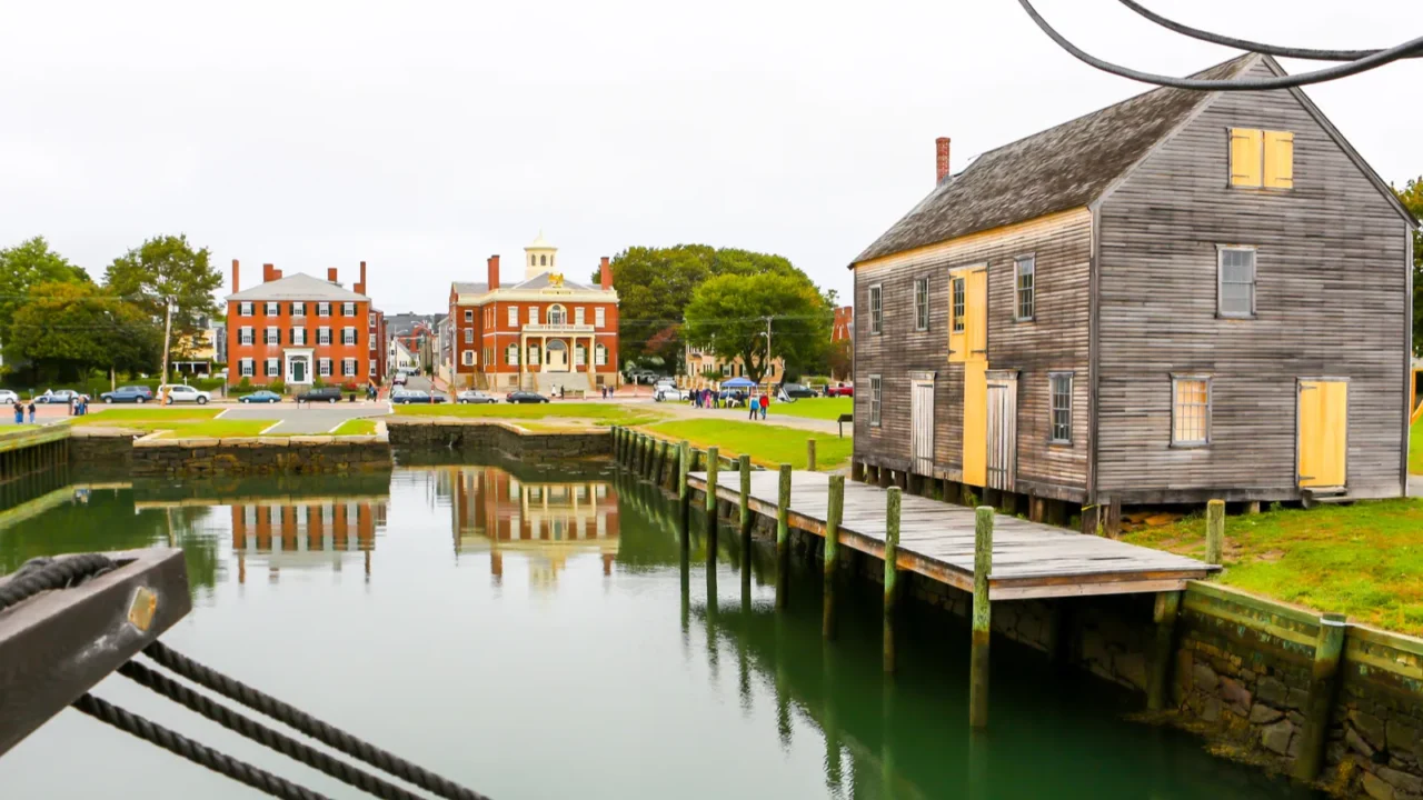 salem harbor view from historic ship named threemasted friendship