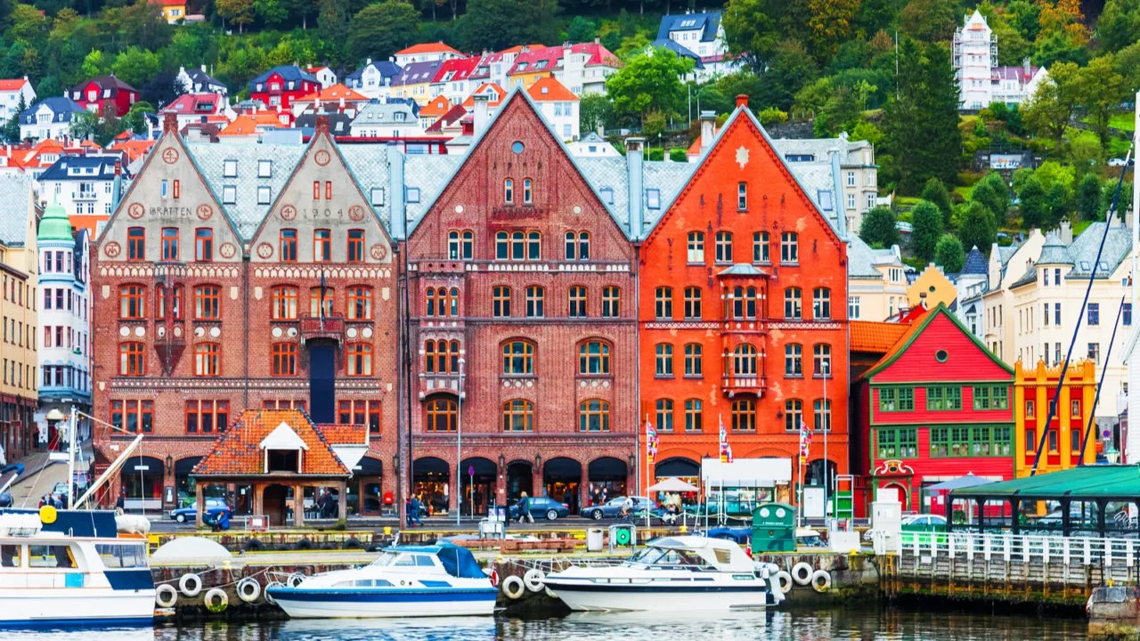 scenery of bergen norway