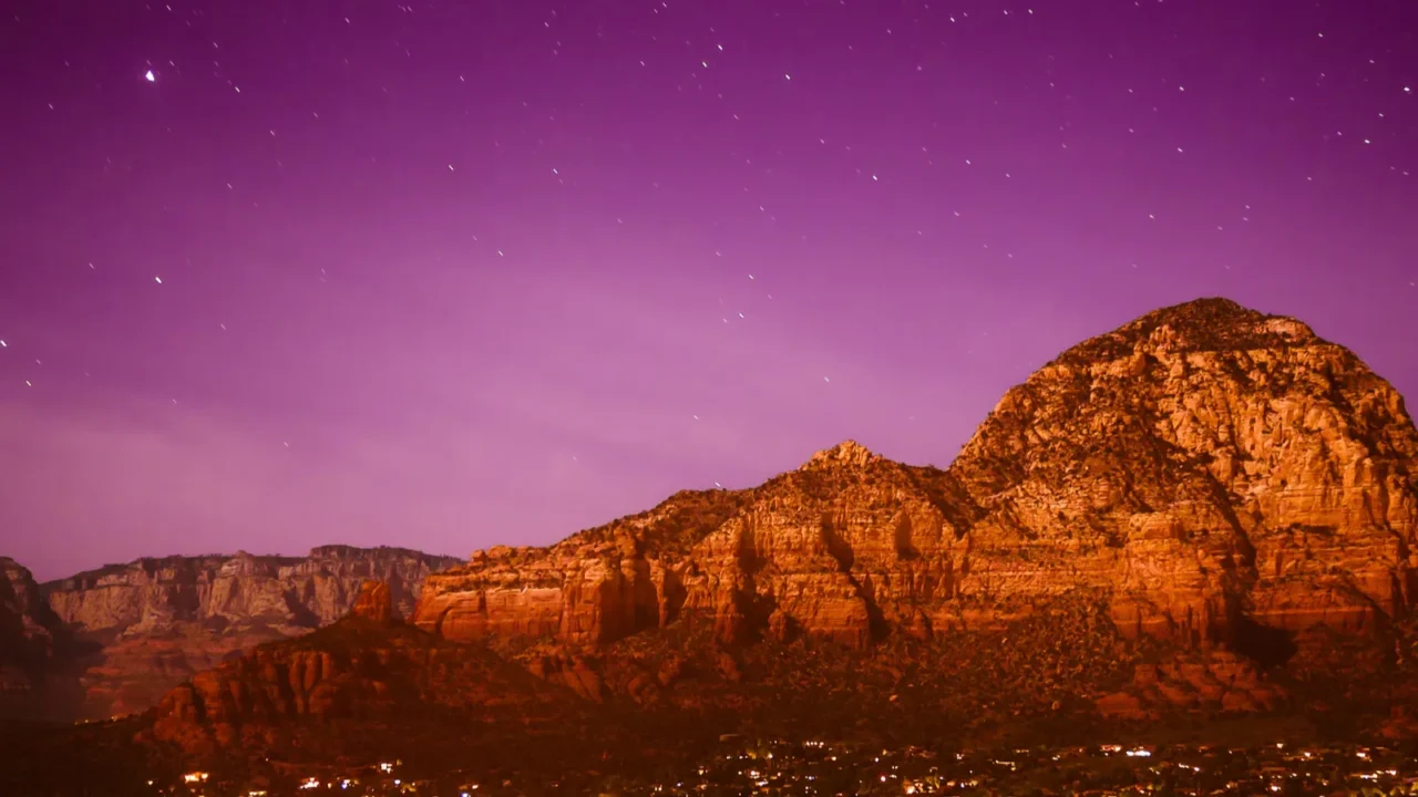 sedona arizona night