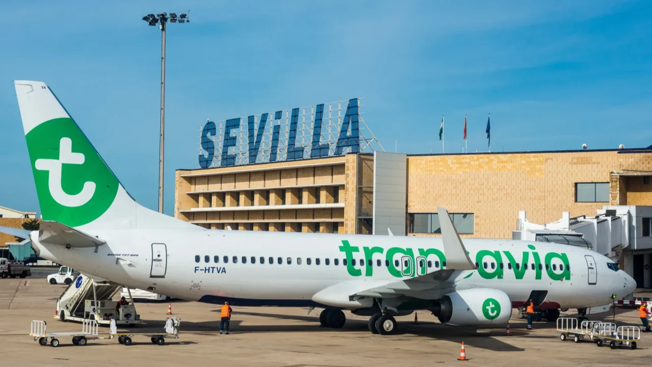 seville airport in andalusia spain