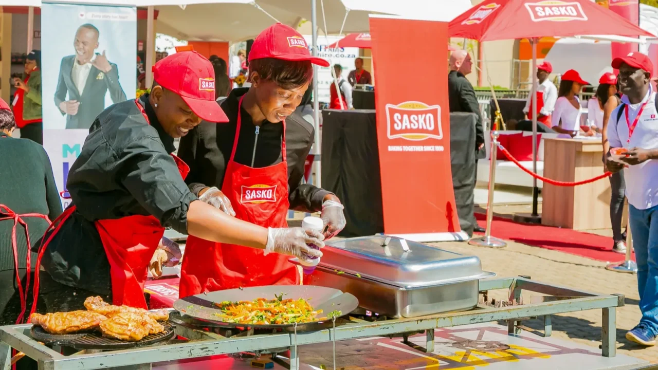 soweto south africa  september 8 2018 diverse african vendors