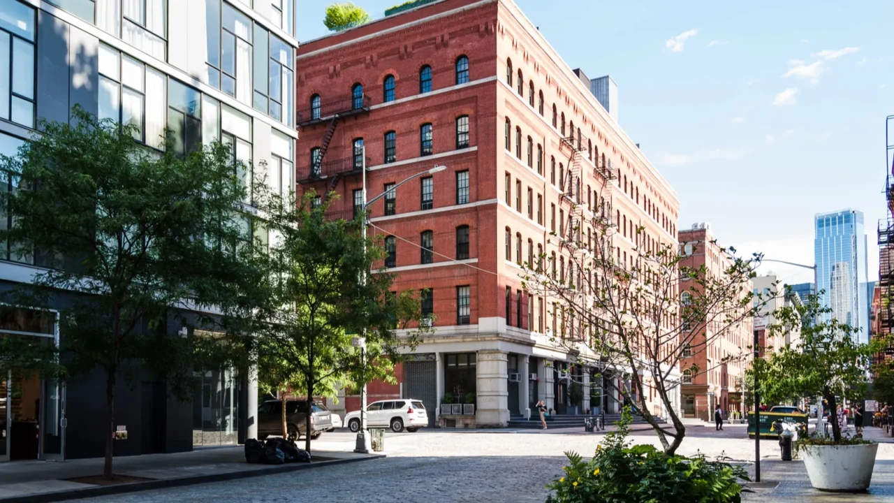 street view of tribeca in new york