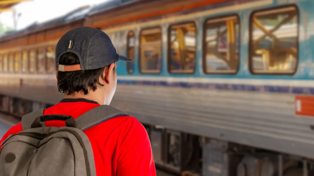 sustainable transport sustainable tourism sustainable travel concept traveling by train