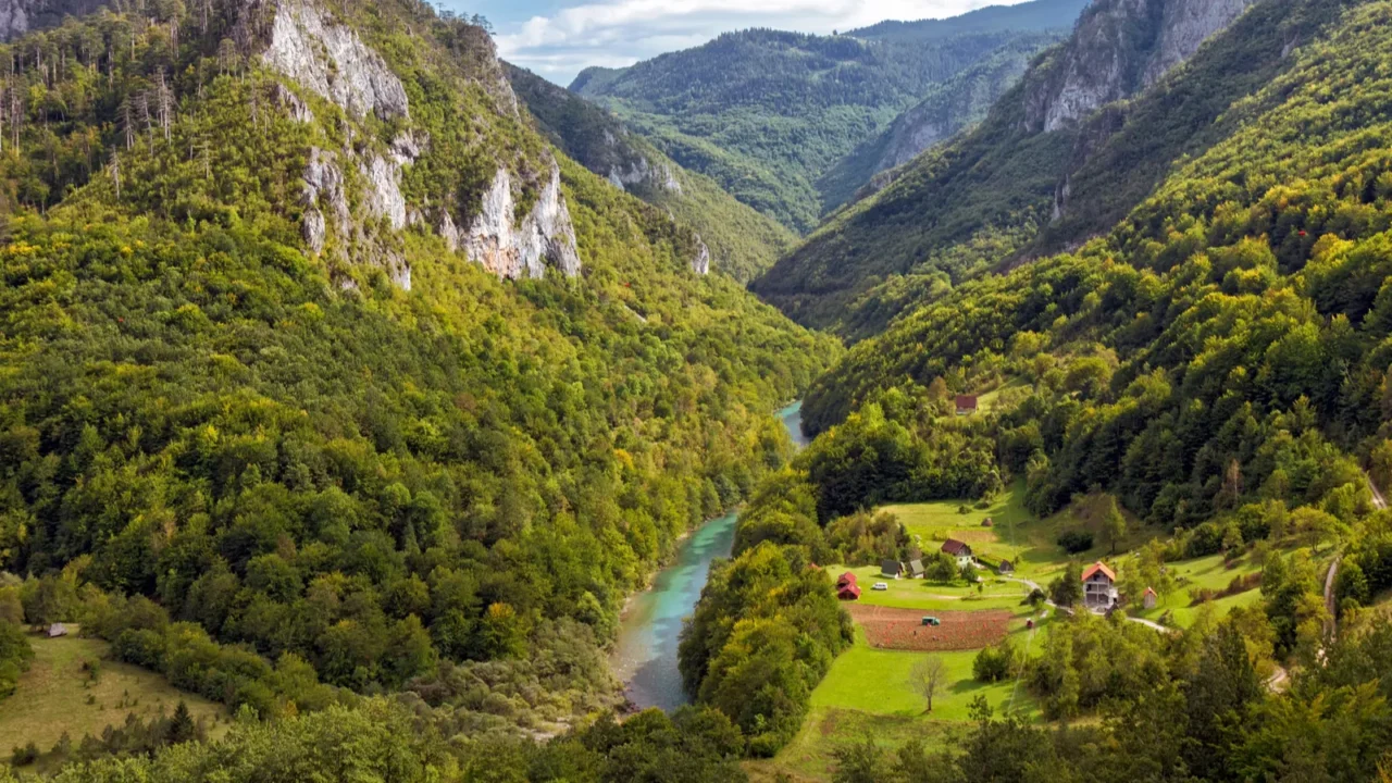 tara river canyon montenegro