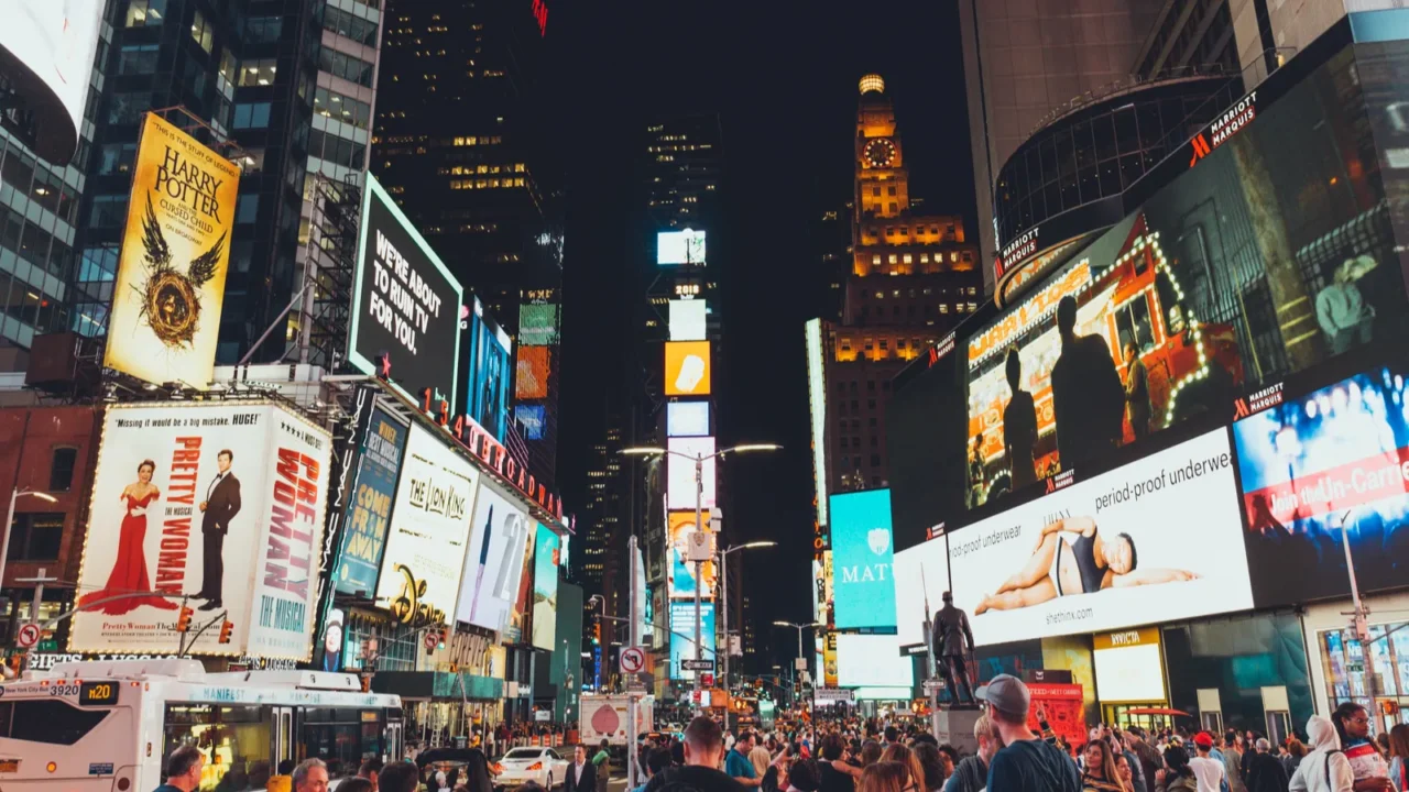 times square new york usa  october 8 2018 urban