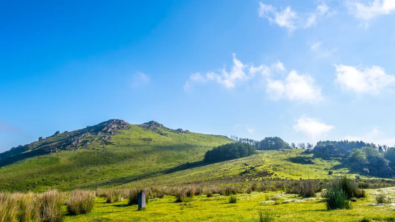 top of monte adarra in urnieta near san sebastian gipuzkoa