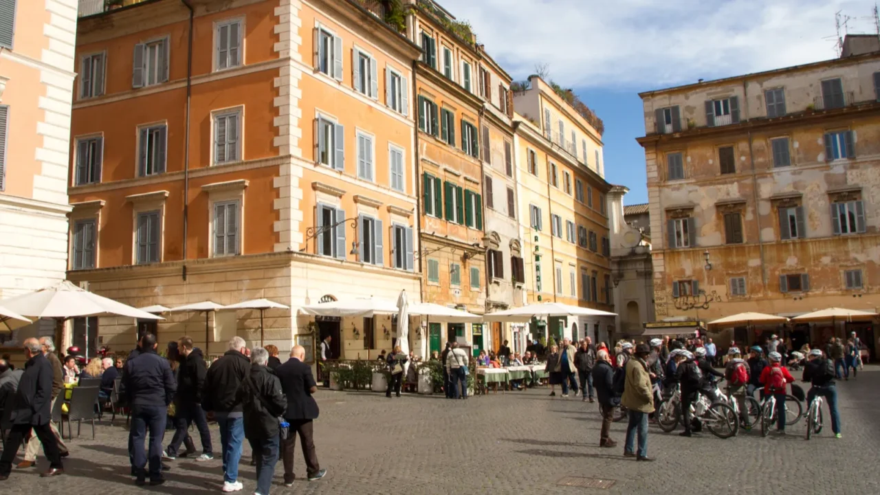 trastevere rome italy