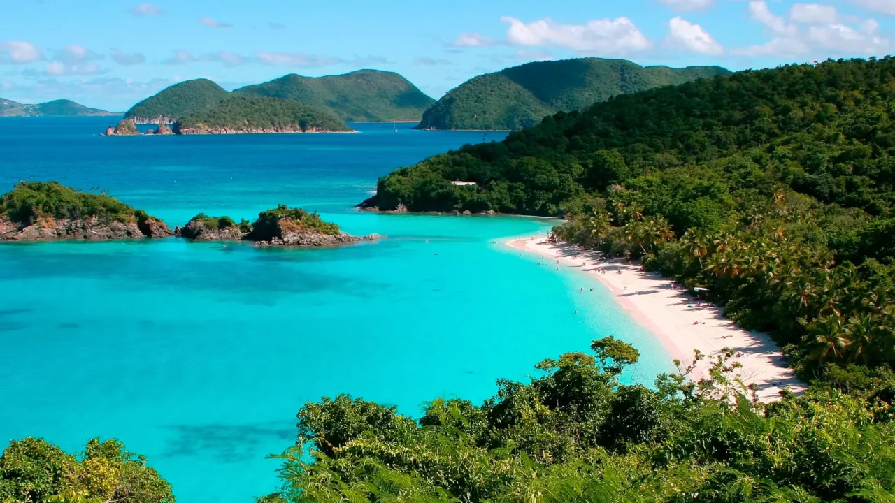 trunk bay on the island of st john