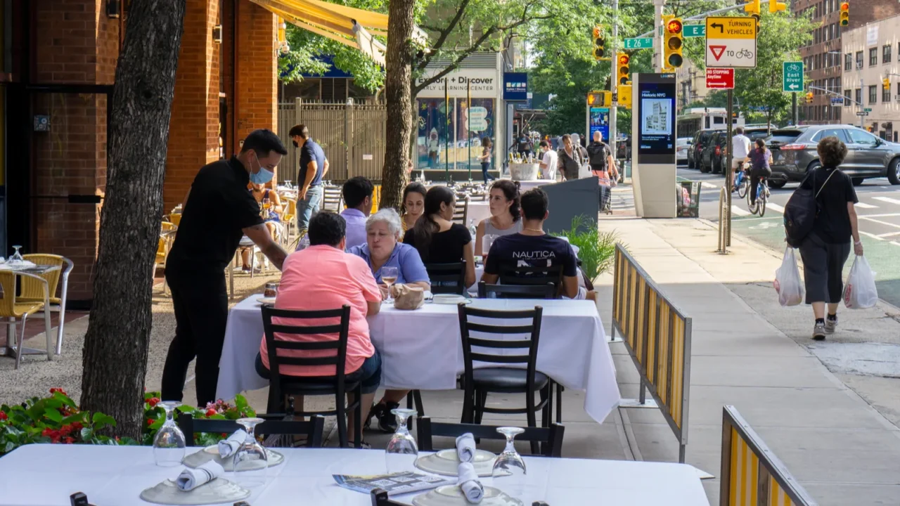 new york city usa august 20 2020 outdoor