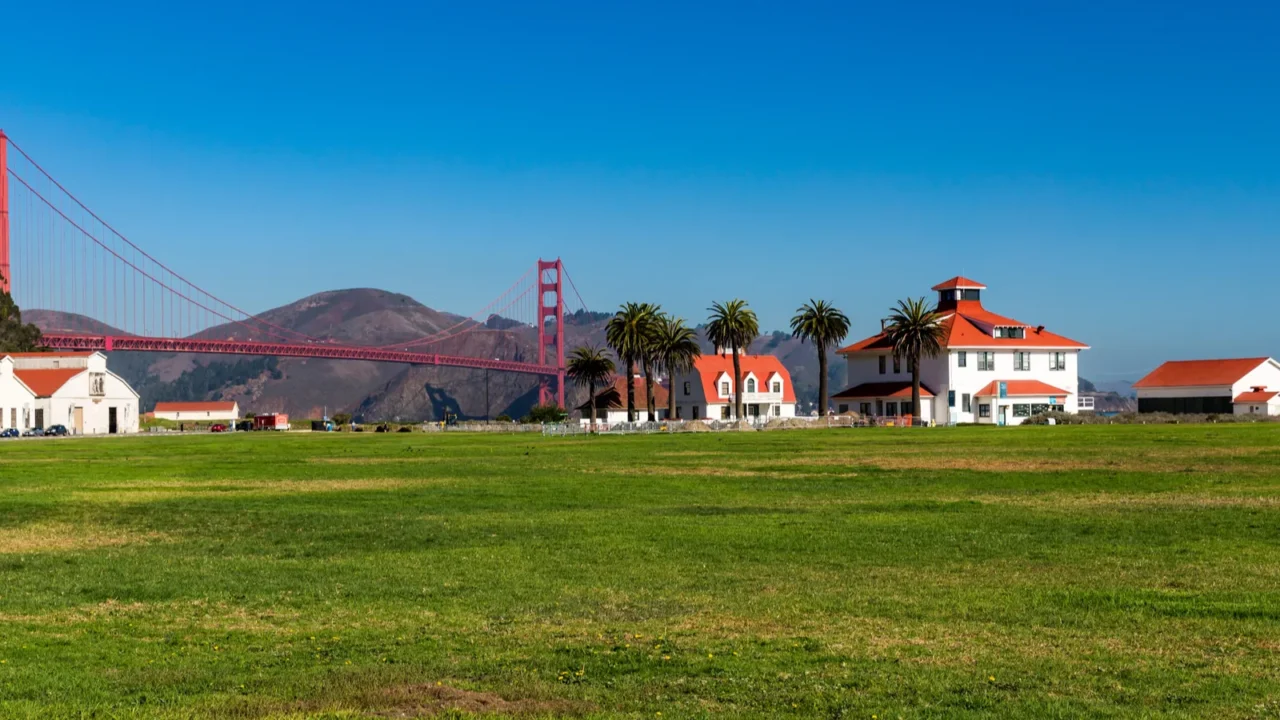 view to the golden gate bridge