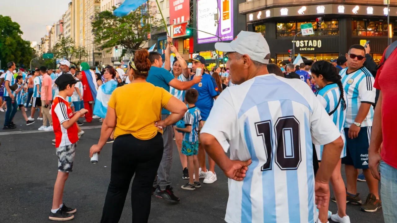 buenos aires argentina 03122022 participants in the celebration of