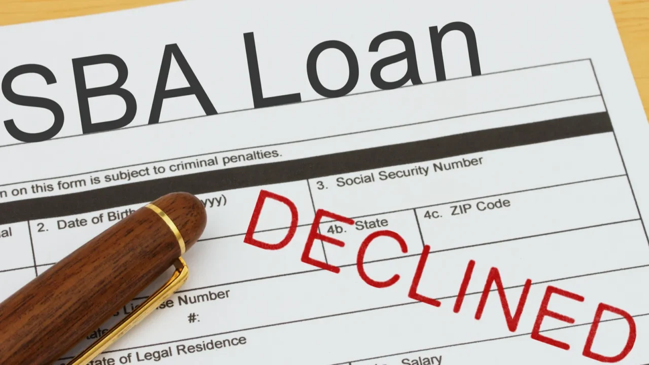 applying for a sba loan declined