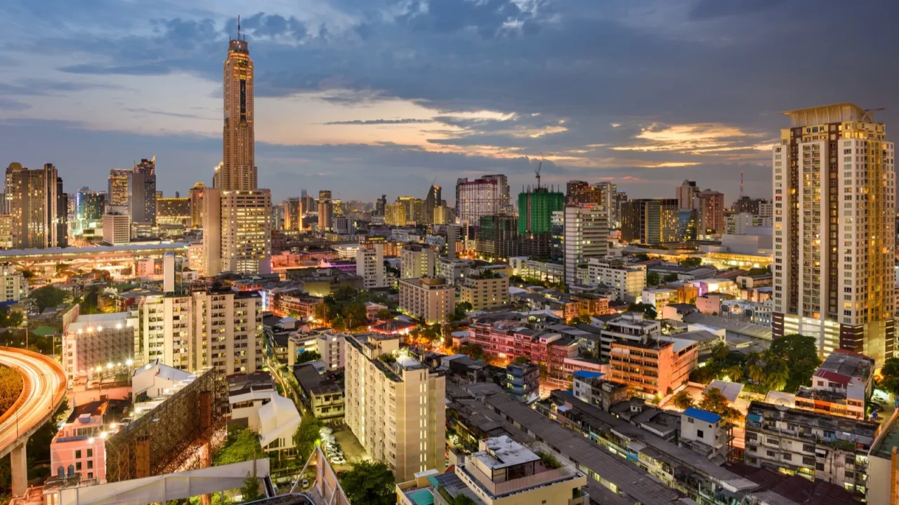 bangkok thailand cityscape
