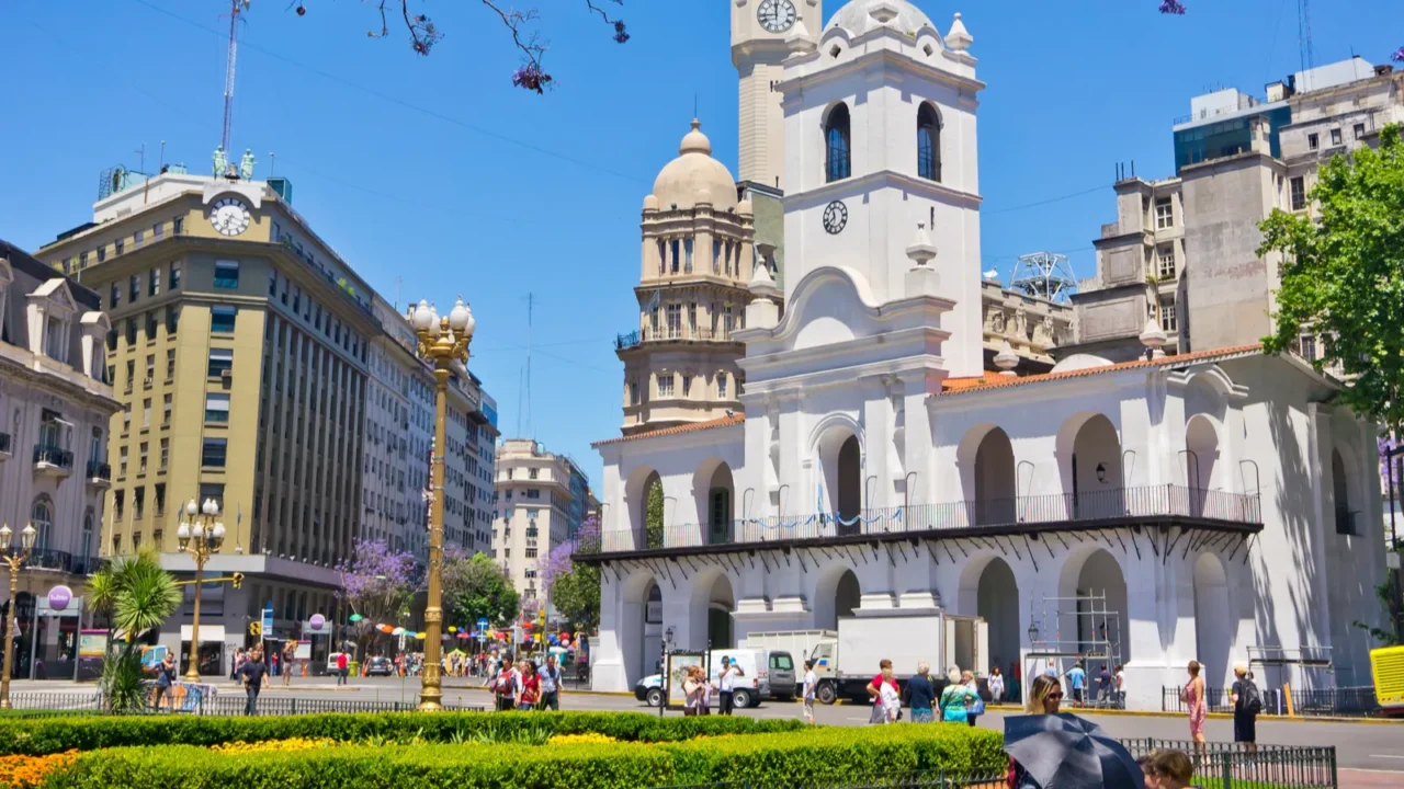 beautiful view of buenos aires capital of argentina