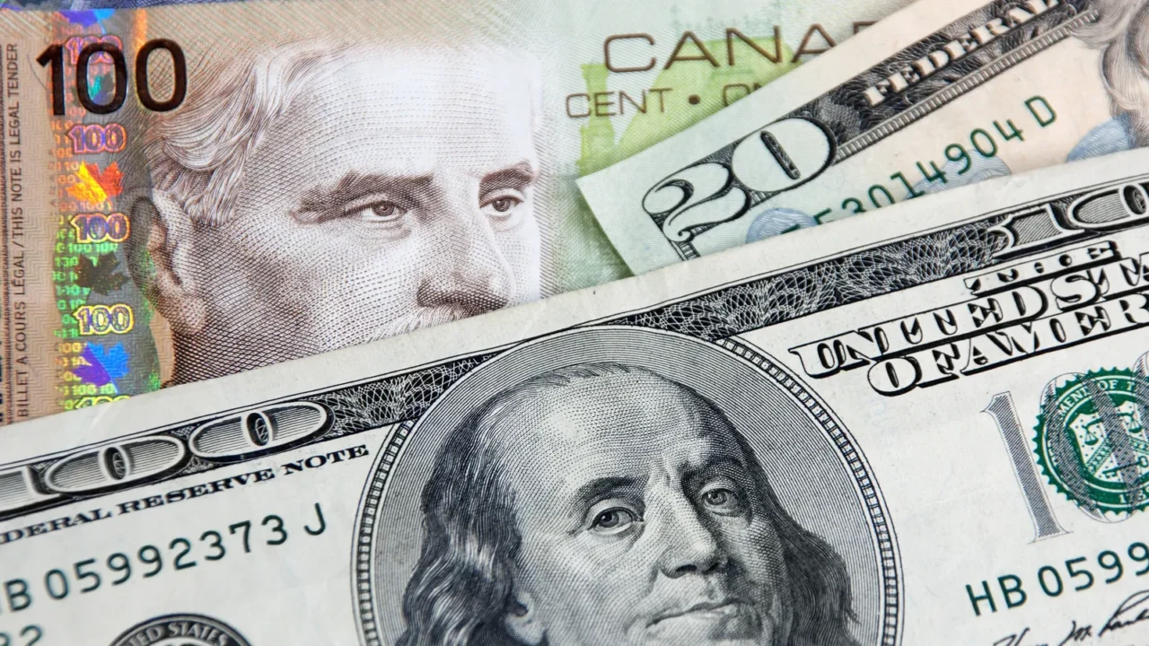 canadian dollars vs us dollars