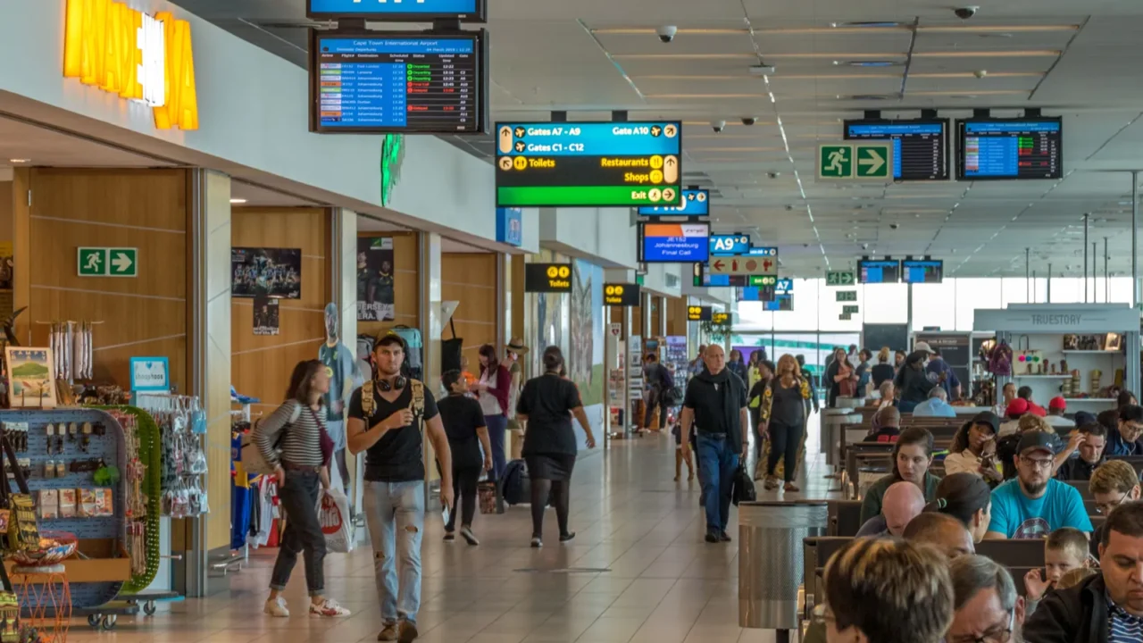 cape town south africa march 4 2019 unidentified passengers