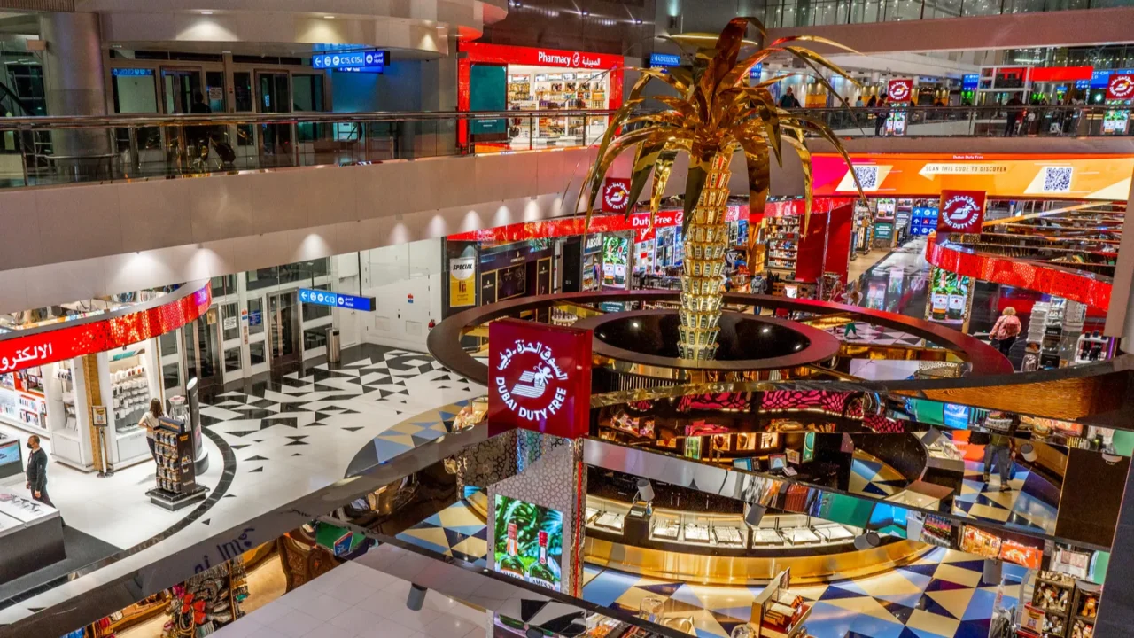 dubai uae  26032023 interior shot of dubai international airport