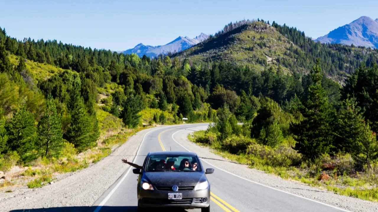 el bolson argentina february 15 2016 scenic road on
