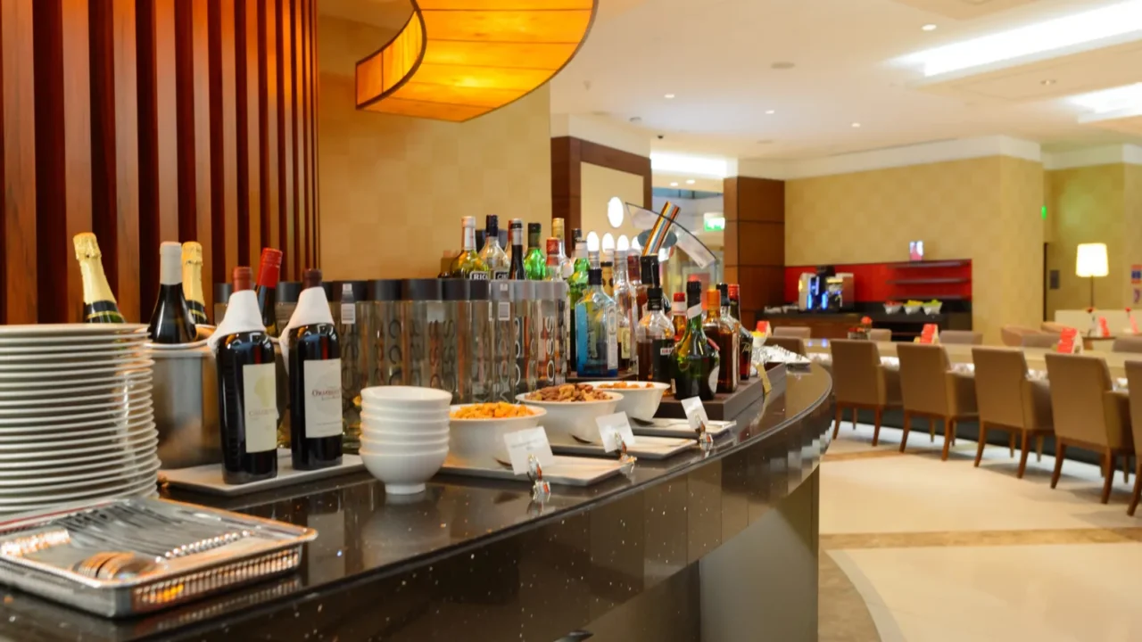 emirates business class lounge interior