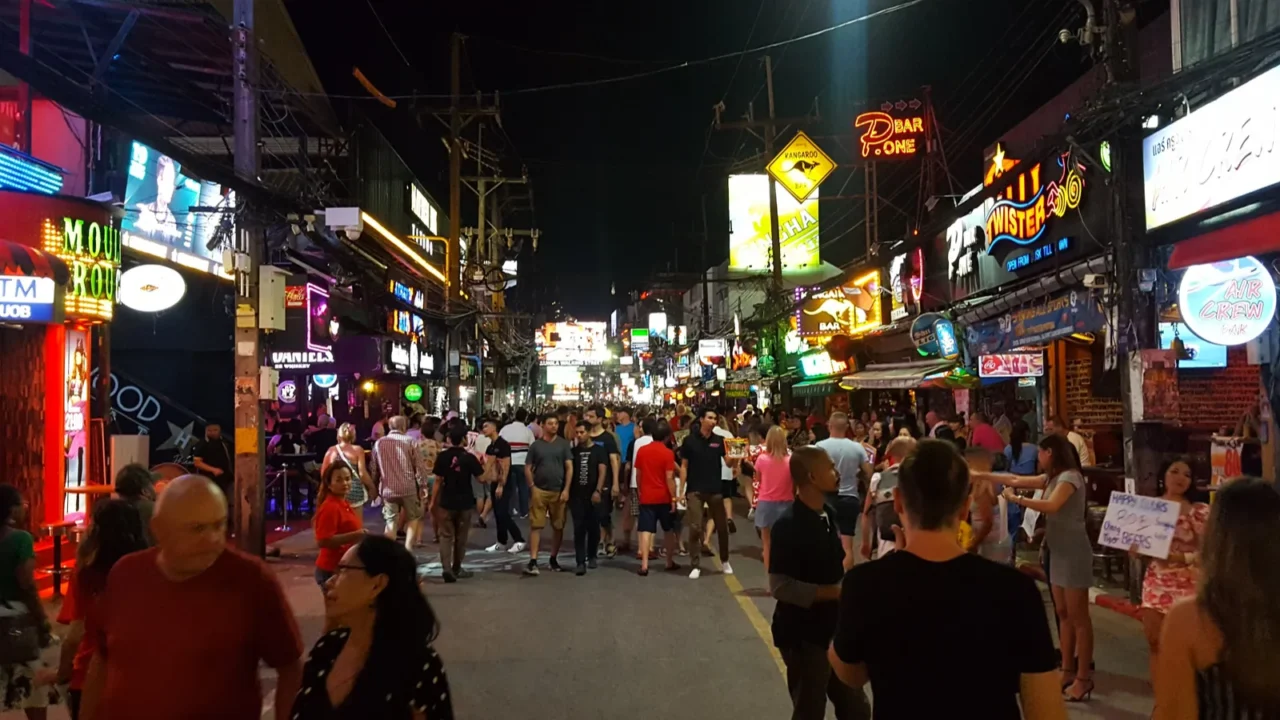 entrance of bangla road walking street patong phuket