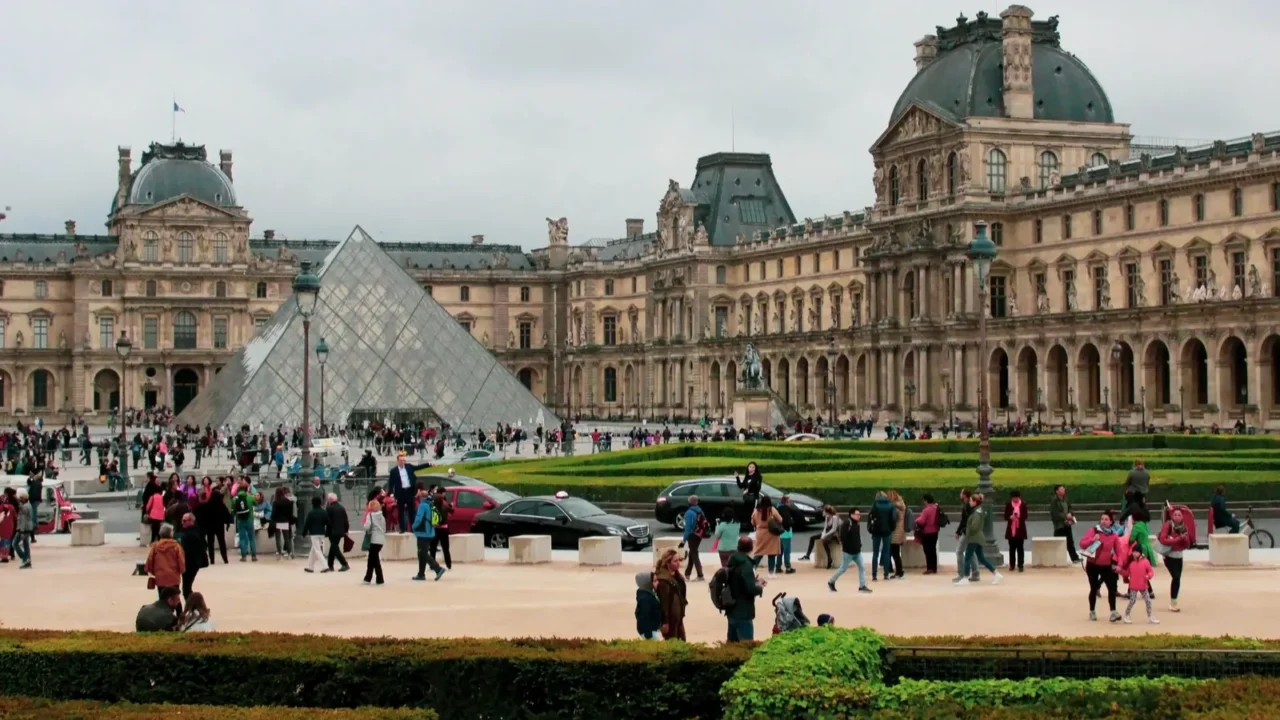 louvre museum paris france parisfranceoctober 302020 louvre museum the tourism
