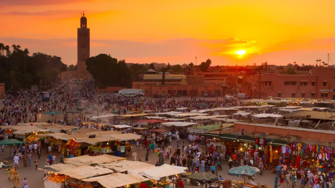 jamaa el fna marrakesh morocco