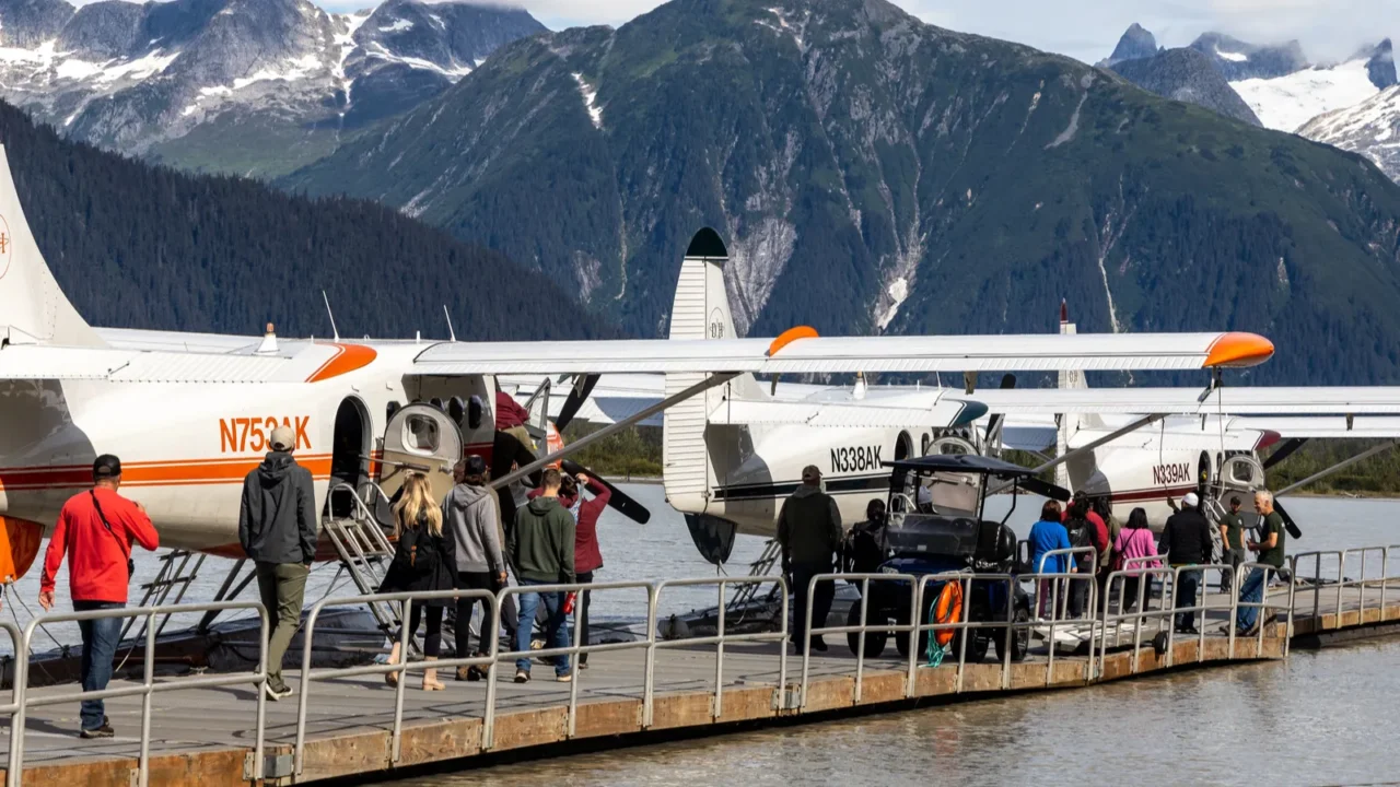 juneau alaska usa  august 19 2022 a group of
