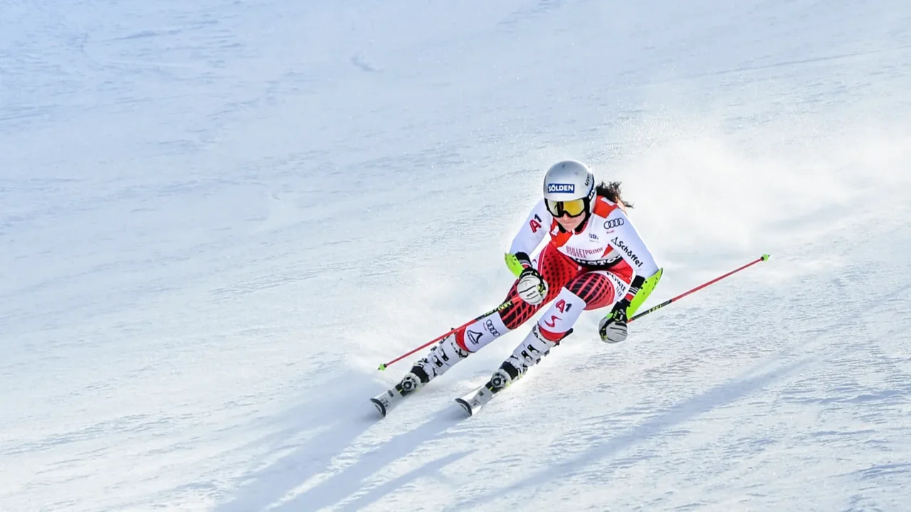 killington vt  november 24 franziska gritch of italy in