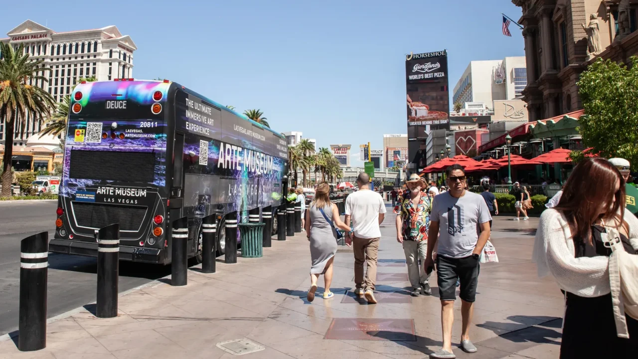 las vegas august 21 2024 rtc double decker deuce bus