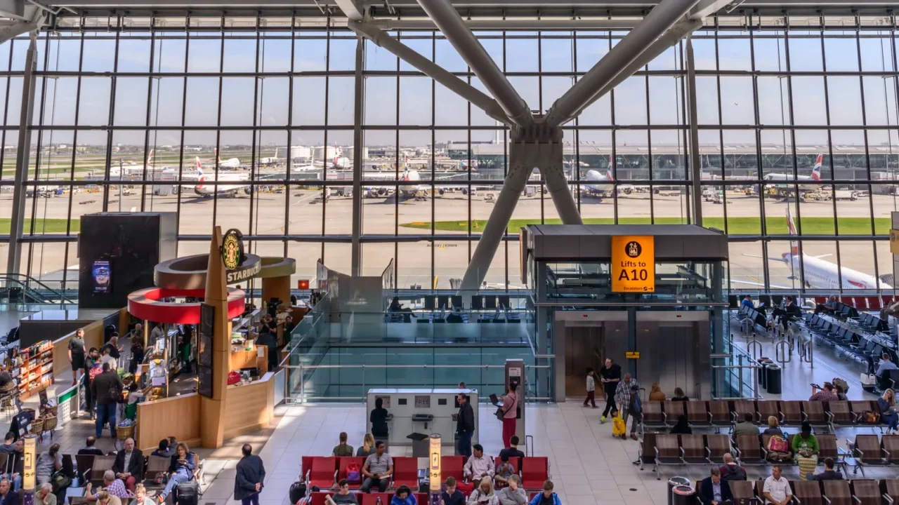 londons heathrow terminal 5 is part of the uks biggest