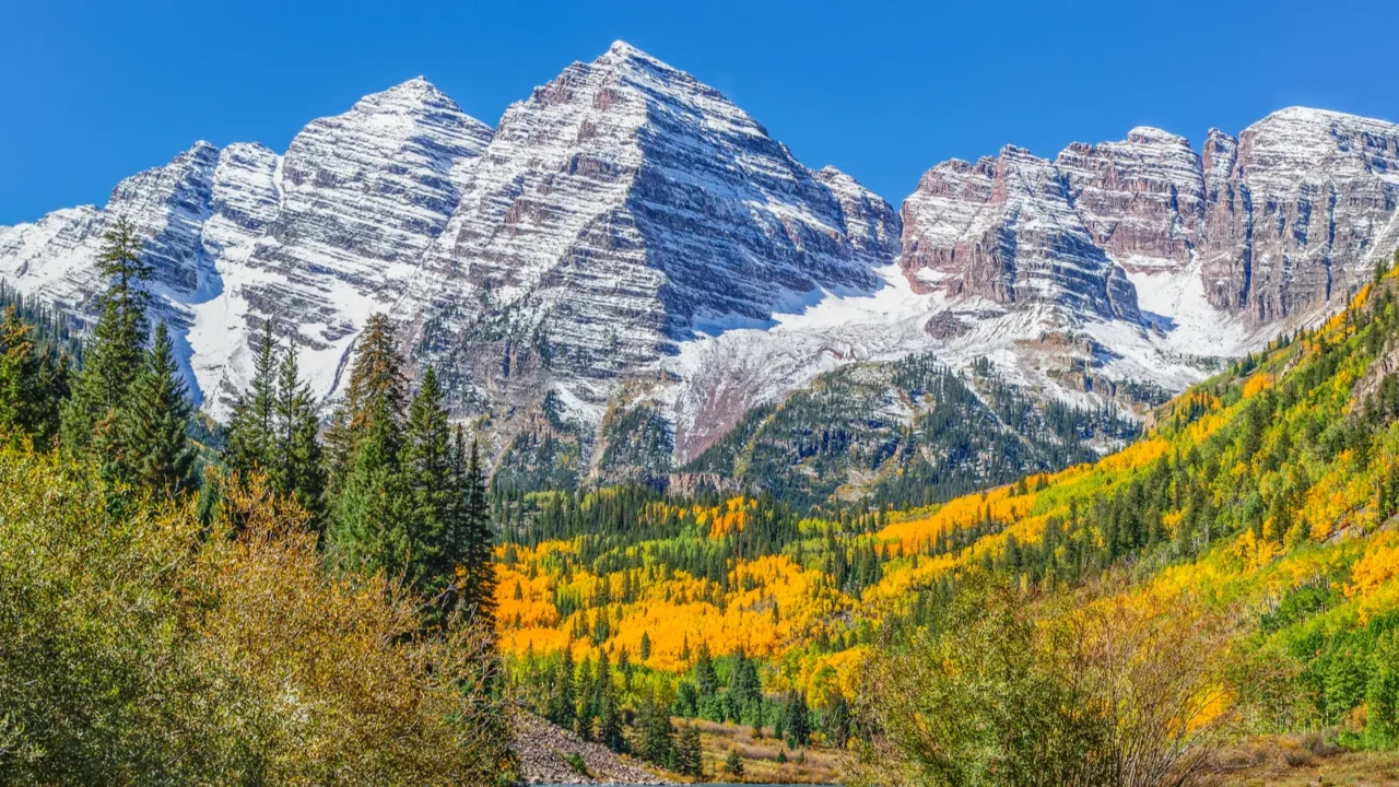 maroon bells in fall