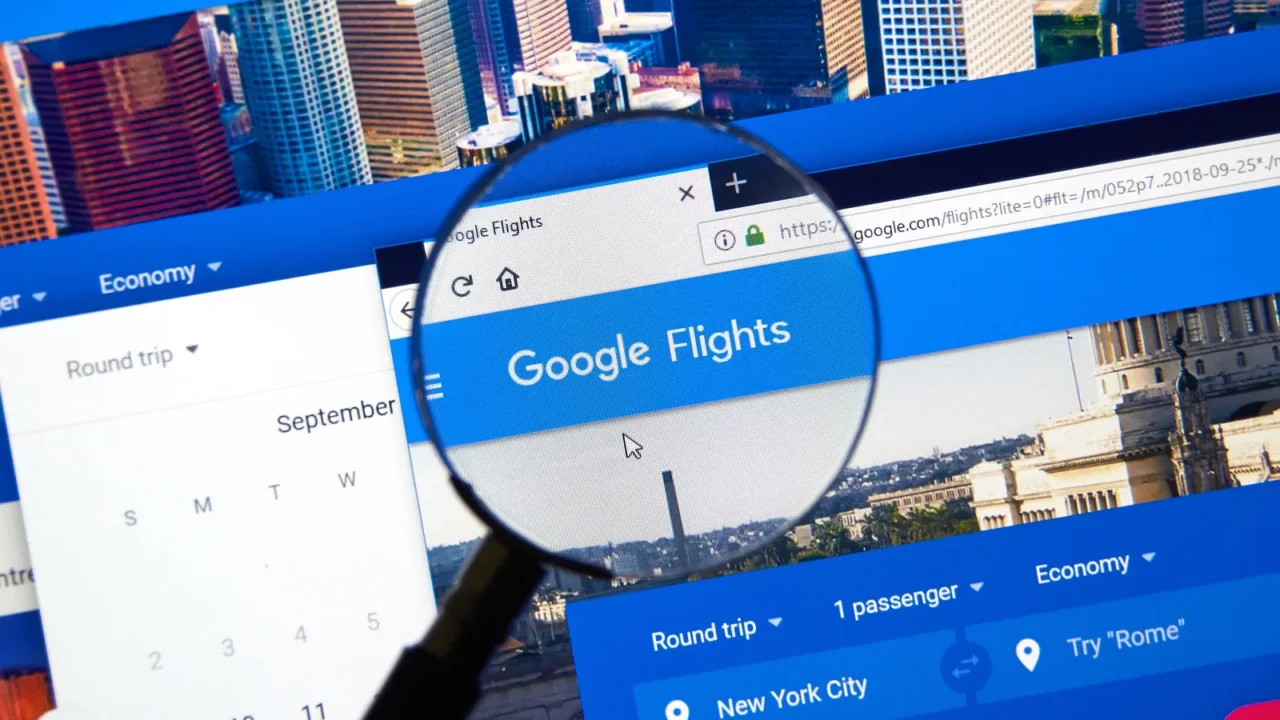 montreal canada september 8 2018 google flights page google