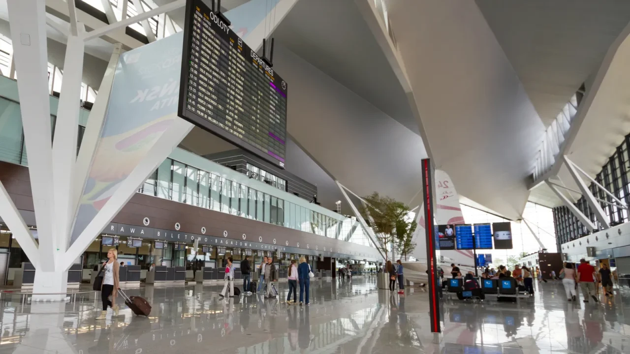 new terminal at lech walesa airport in gdansk