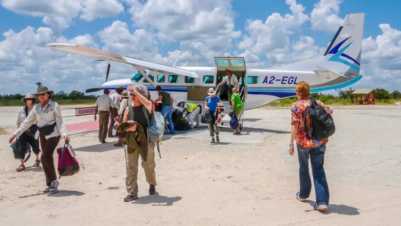 okavango delta botswana march 5 2013 a small group