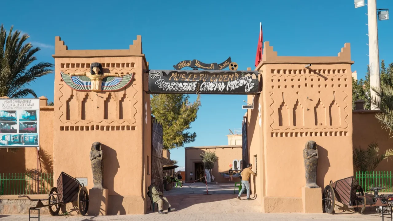ouarzazate morocco january 5 2017 entrance of the cla