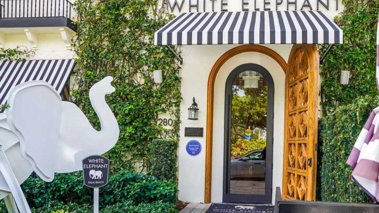 palm beach florida  november 11 2025 the entrance to