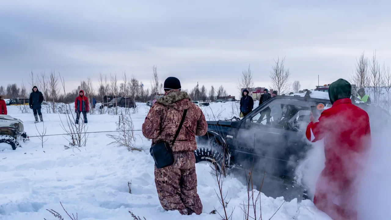 russia novosibirskjanuary 20 2020 4x4 allwheel drive suv