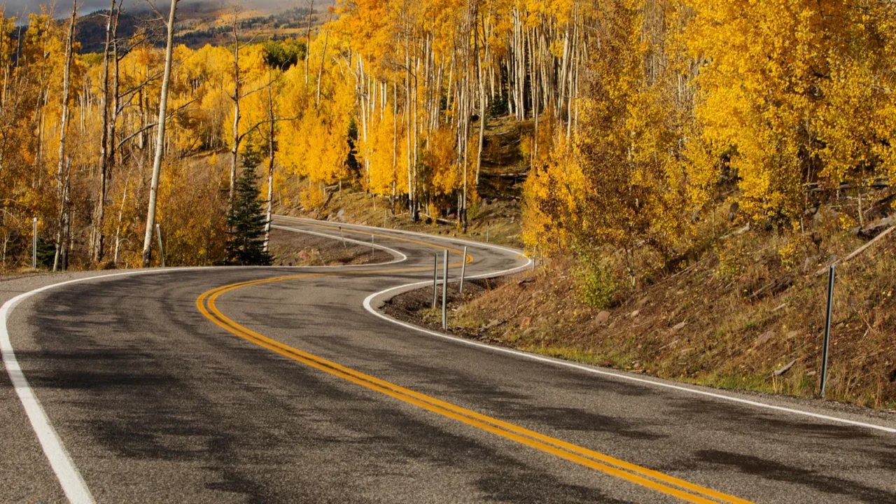 scenic view to the highlands on the byway 12 in