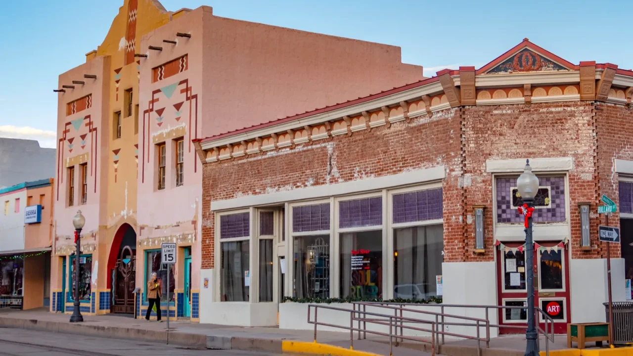 silver city usa  january 1 2020 old historic building