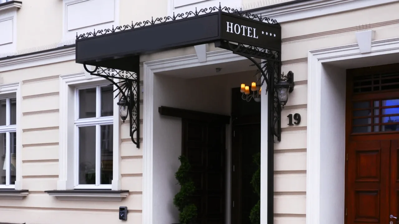 small hotel luxury accommodation in the city center